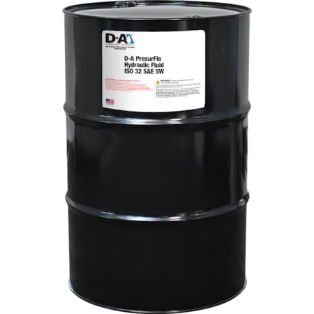 D-A Lubricant Co D-A PresurFlo Hydraulic Fluid ISO 32 SAE 5W - 55 Gallon Drum 55092